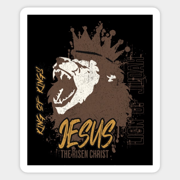 Jesus Christ, King of Kings Magnet by Inspired Saints